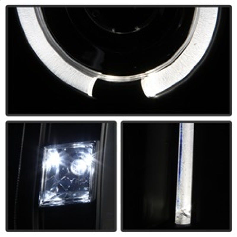 Spyder GMC Yukon 07-14/GMC Yukon Denali 07-14Projector Headlights LED Halo LED Blk PRO-YD-GY07-HL-BK SPYDER