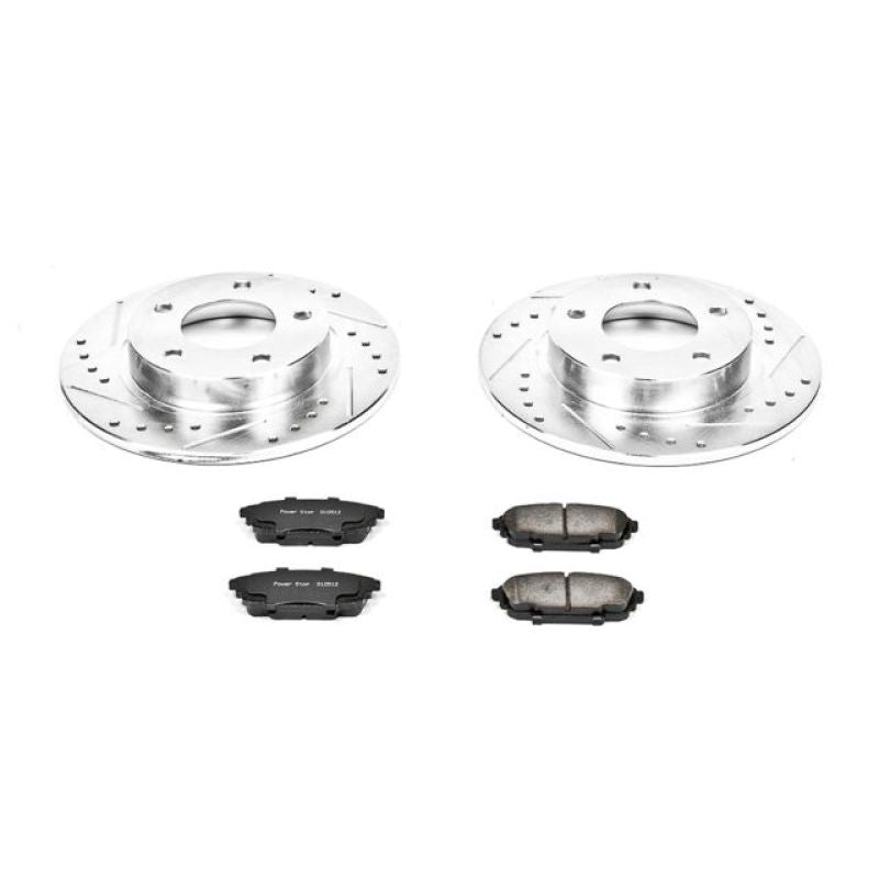 Power Stop 01-03 Mazda Protege Rear Z23 Evolution Sport Brake Kit PowerStop