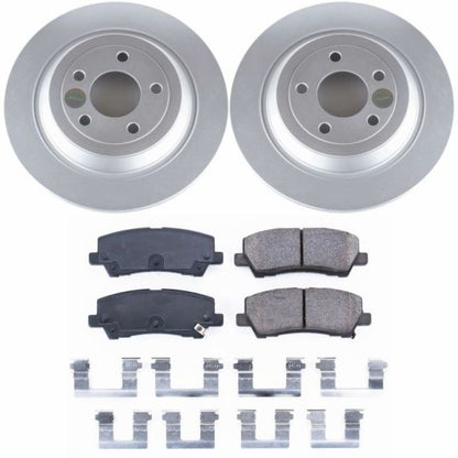 Power Stop 15-19 Ford Mustang Rear Z17 Evolution Geomet Coated Brake Kit PowerStop