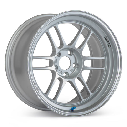 Enkei RPF1RS 18x9.5 5x114.3 12mm Offset 75mm Bore Silver Wheel Enkei