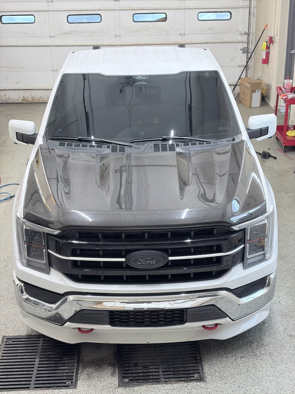 Anderson Composites 21-24 Ford F-150 Type-OE Carbon Fiber Hood