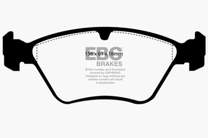 EBC YellowStuff Front Brake Pads - DP4976R EBC
