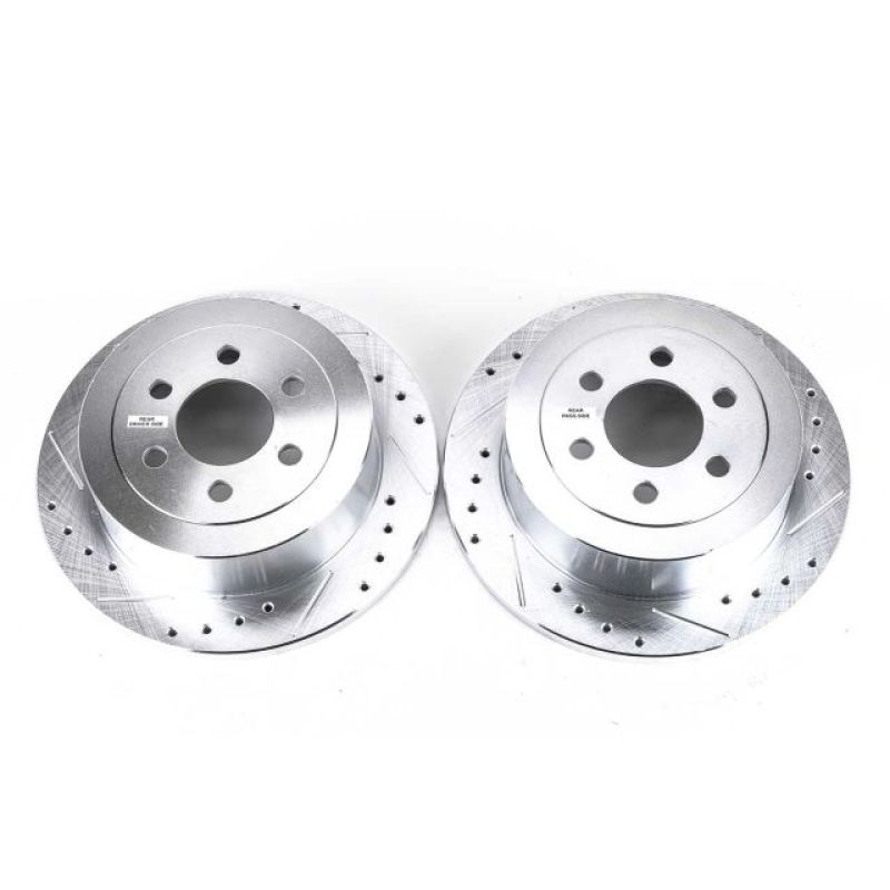 Power Stop 03-04 Dodge Dakota Rear Evolution Drilled & Slotted Rotors - Pair PowerStop