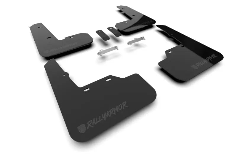 Rally Armor 2022+ Subaru WRX Black UR Mud Flap Altered Font Met. Blk Logo Rally Armor