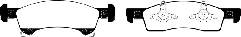 EBC GreenStuff Front Brake Pads - DP61651 EBC