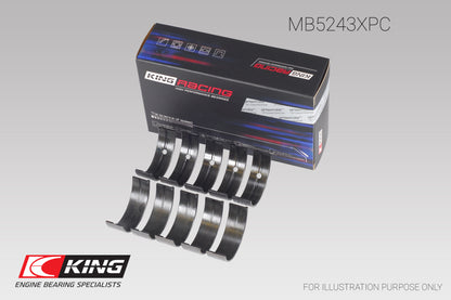 King Nissan SR20DE/DET (2.0L) (Size STD) Performance Coated Main Bearing Set King Engine Bearings