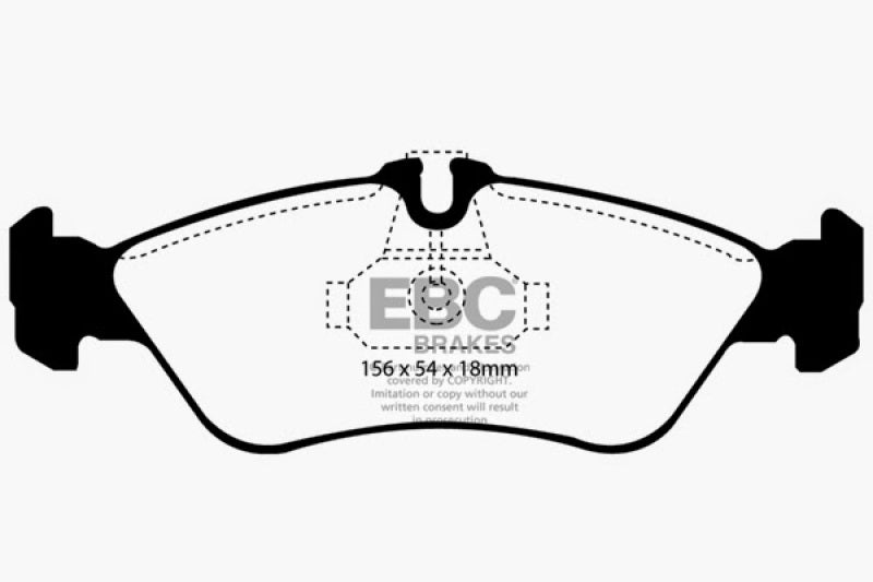 EBC GreenStuff Rear Brake Pads - DP61070