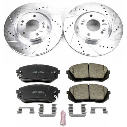 Power Stop 15-16 Hyundai Sonata Front Z23 Evolution Sport Brake Kit PowerStop