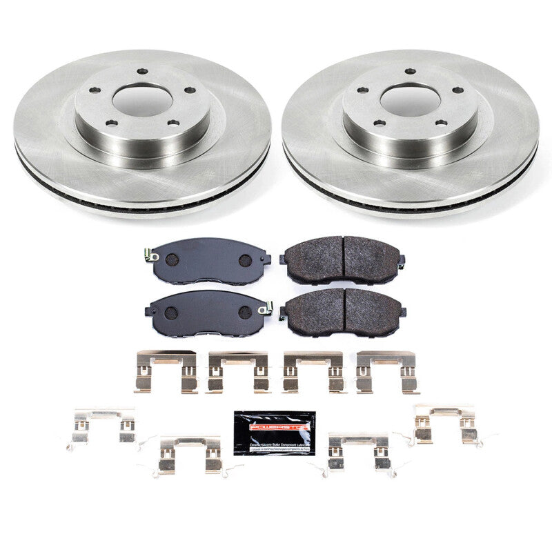 Power Stop 02-04 Infiniti I35 Front Track Day Brake Kit PowerStop