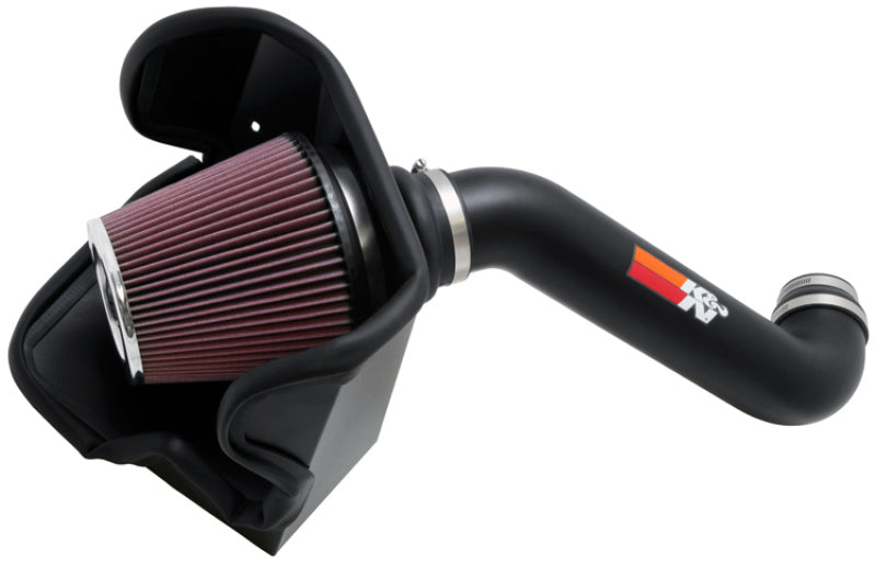 K&N 10-11 Jeep Liberty 3.7L V6 High Flow Performance Intake Kit K&N Engineering