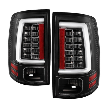 Spyder Dodge Ram 2013-2014 Light Bar LED Tail Lights - All Black ALT-YD-DRAM13V2-LED-BKV2 SPYDER