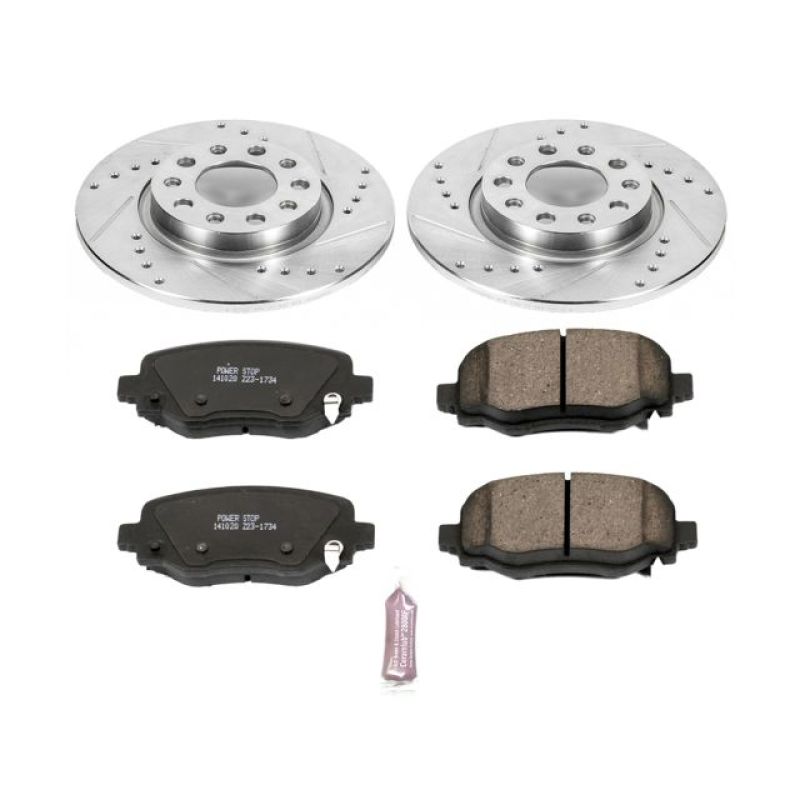 Power Stop 15-17 Chrysler 200 Rear Z23 Evolution Sport Brake Kit PowerStop