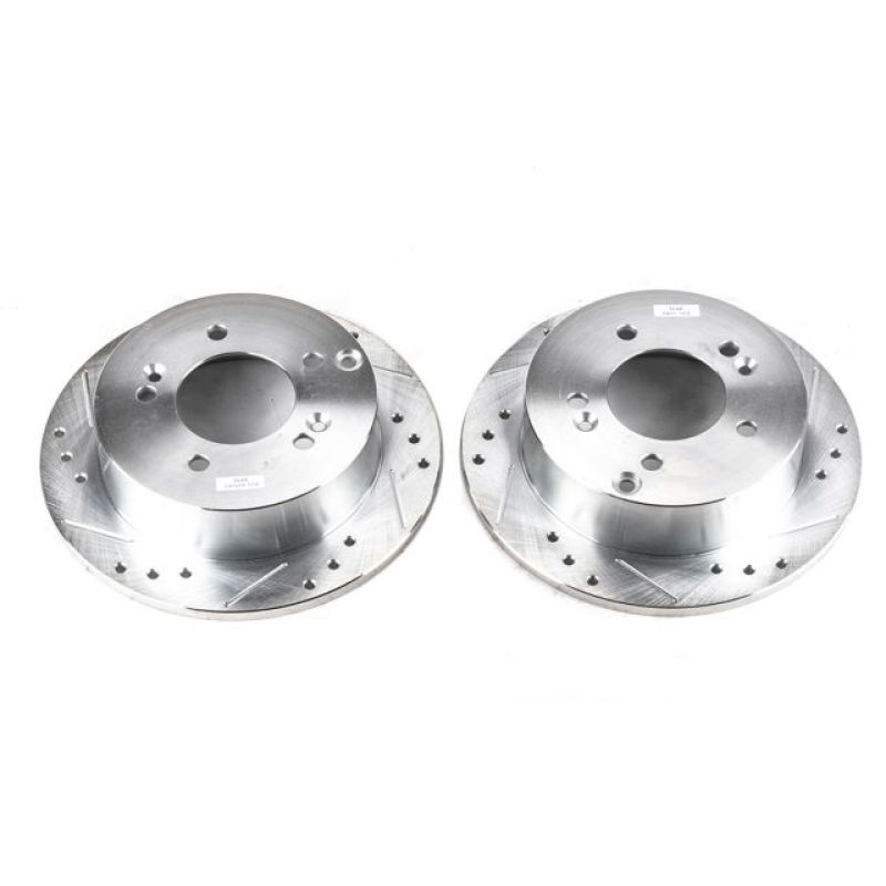 Power Stop 06-10 Hyundai Sonata Rear Evolution Drilled & Slotted Rotors - Pair PowerStop