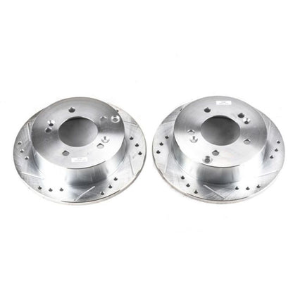 Power Stop 06-10 Hyundai Sonata Rear Evolution Drilled & Slotted Rotors - Pair PowerStop