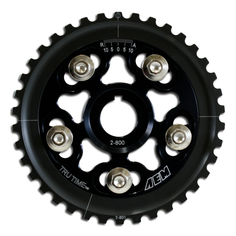 AEM 88-95 Honda Civic/ 93-95 Del Sol S & Si Black Tru-Time Cam Gear AEM