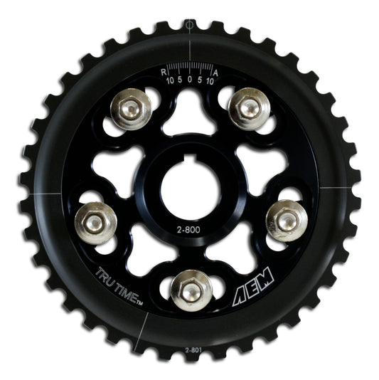 AEM 88-95 Honda Civic/ 93-95 Del Sol S & Si Black Tru-Time Cam Gear AEM