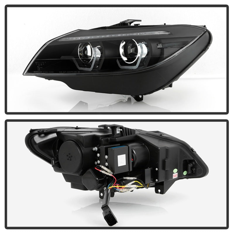 Spyder BMW Z4 09-13 Projector Headlights (Not Comp w Halogen) Black PRO-YD-BMWZ409HID-AFSSEQ-BK SPYDER