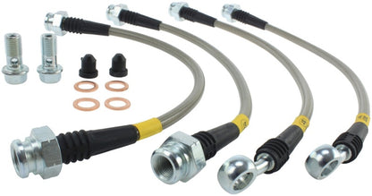 StopTech 05-09 Land Rover LR 3 / 06-09 Range Rover Rear Stainless Steel Brake Line Kit Stoptech