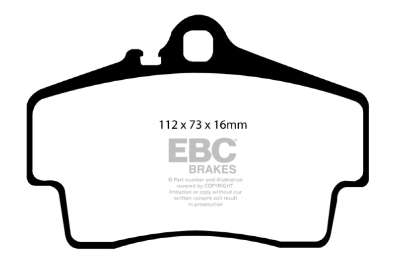 EBC GreenStuff Rear Brake Pads - DP21208 EBC