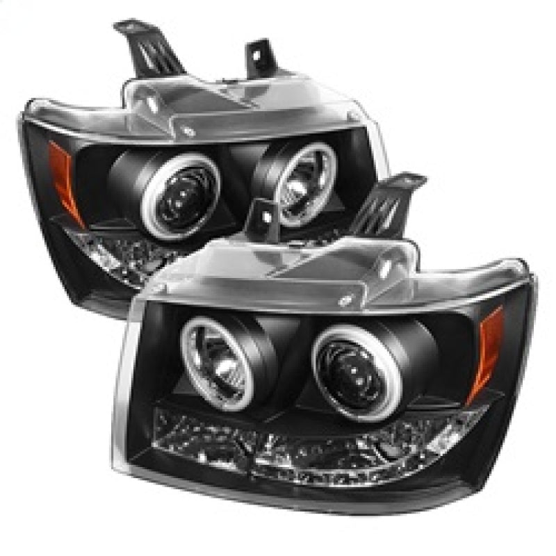 Spyder Chevy Suburban 1500/2500 07-14 Projector Headlights CCFL Halo LED Black PRO-YD-CSUB07-CCFL-BK SPYDER