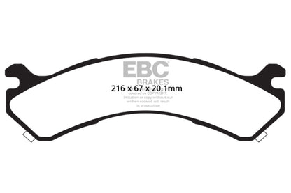 EBC Extra Duty Rear Brake Pads - ED91663 EBC