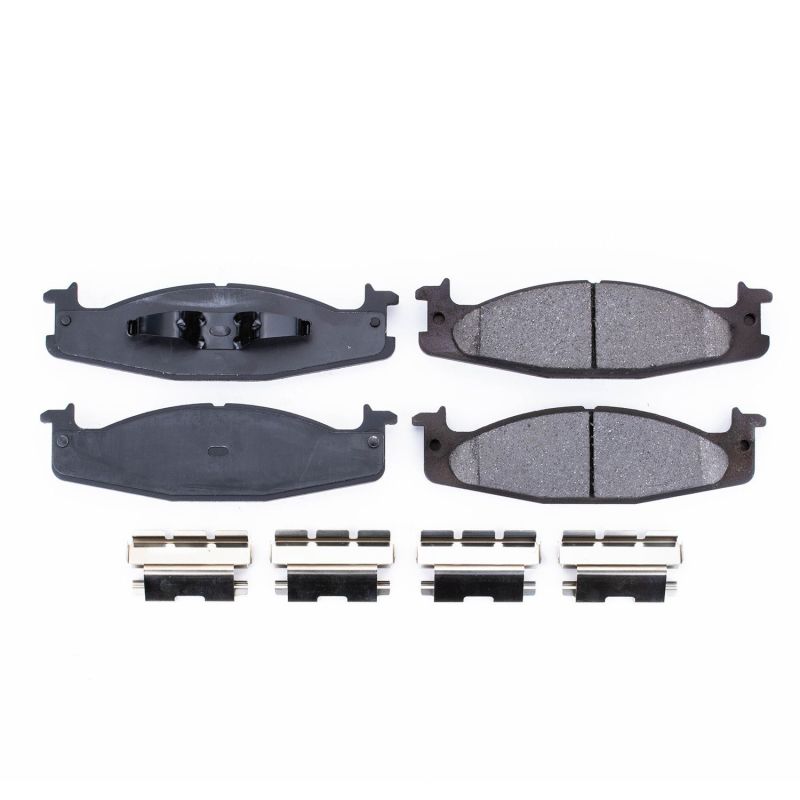 Power Stop 94-96 Ford Bronco Front Z17 Evolution Ceramic Brake Pads w/Hardware PowerStop