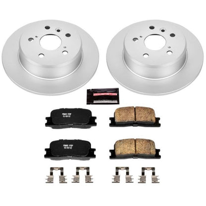 Power Stop 01-03 Toyota Highlander Rear Z17 Evolution Geomet Coated Brake Kit PowerStop