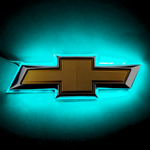 Load image into Gallery viewer, Oracle 14-15 Chevrolet Camaro Illuminated Bowtie - Dual Intensity - Aqua SEE WARRANTY