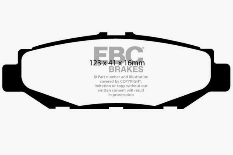 EBC GreenStuff Rear Brake Pads - DP2848 EBC
