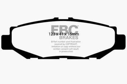 EBC GreenStuff Rear Brake Pads - DP2848 EBC