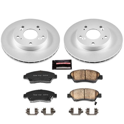 Power Stop 02-06 Acura RSX Front Z17 Evolution Geomet Coated Brake Kit PowerStop