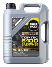 Load image into Gallery viewer, LIQUI MOLY 5L Top Tec 6100 Motor Oil 0W30