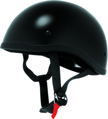 Bikers Choice Skid Lids Original Helmet Flat Black - Medium - 646632