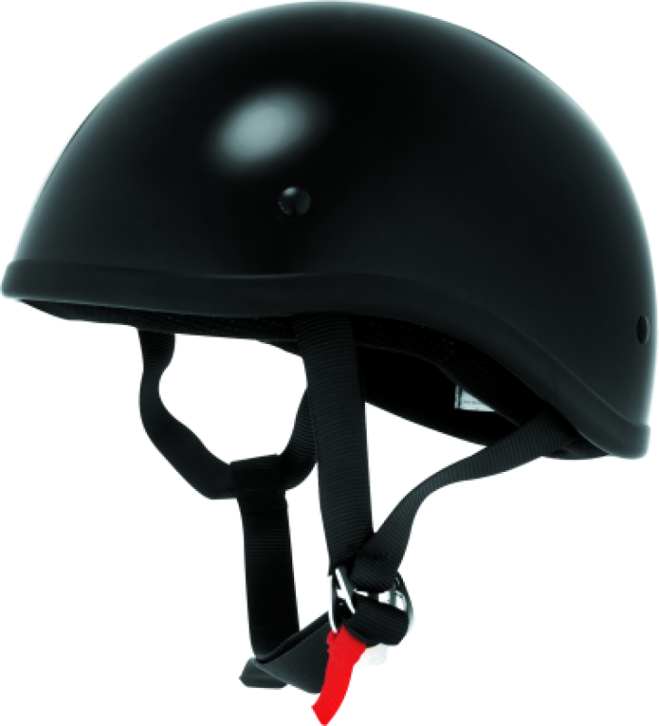 Bikers Choice Skid Lids Original Helmet Flat Black - Small - 646631