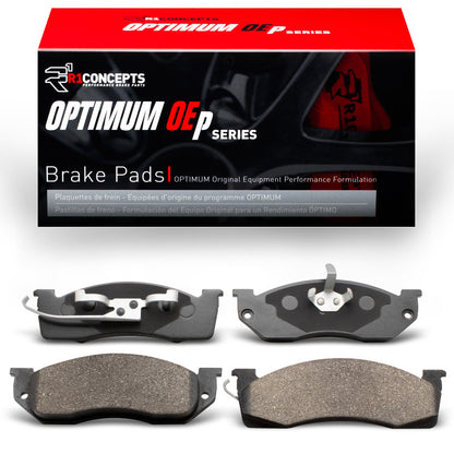 R1 Front OE Brake Pads 1988-1990 Chrysler/Dodge - 2551-0478-00