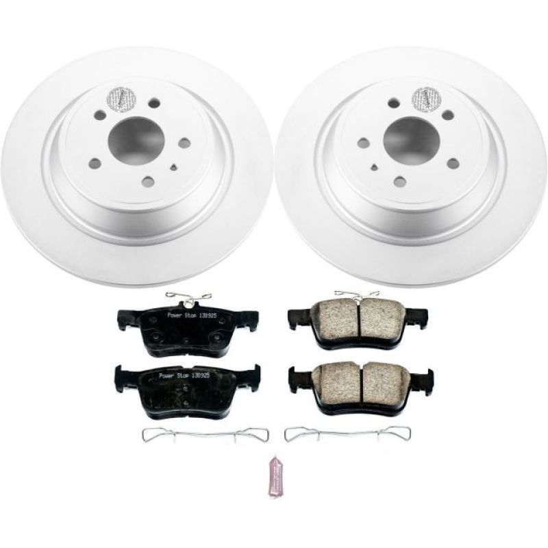 Power Stop 13-19 Ford Fusion Rear Z17 Evolution Geomet Coated Brake Kit PowerStop