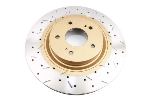 DBA 8/93-94 Nissan Skyline R32 GT-R/95-7/98 R33 & R34 GT-R Front Drilled & Slotted 4000 Series Rotor