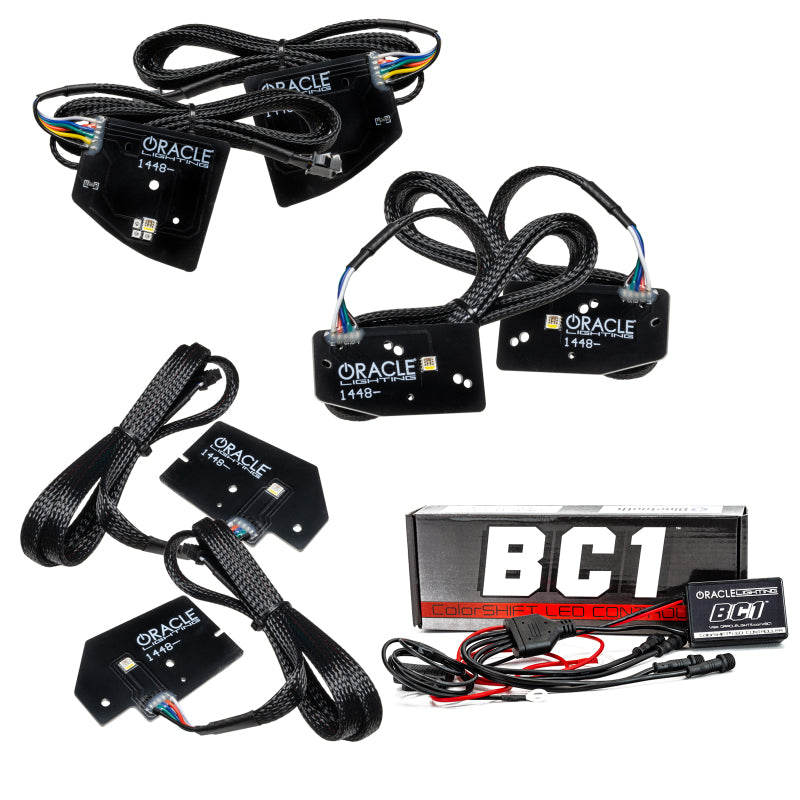 Oracle 19-21 RAM 1500 Projector LED Headlight DRL Upgrade Kit - ColorSHIFT RGBW+A w/ BC1 Controller