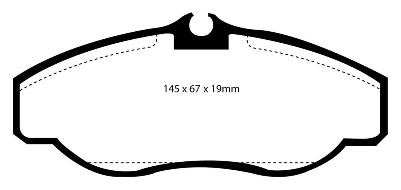 EBC YellowStuff Front Brake Pads - DP41037R EBC