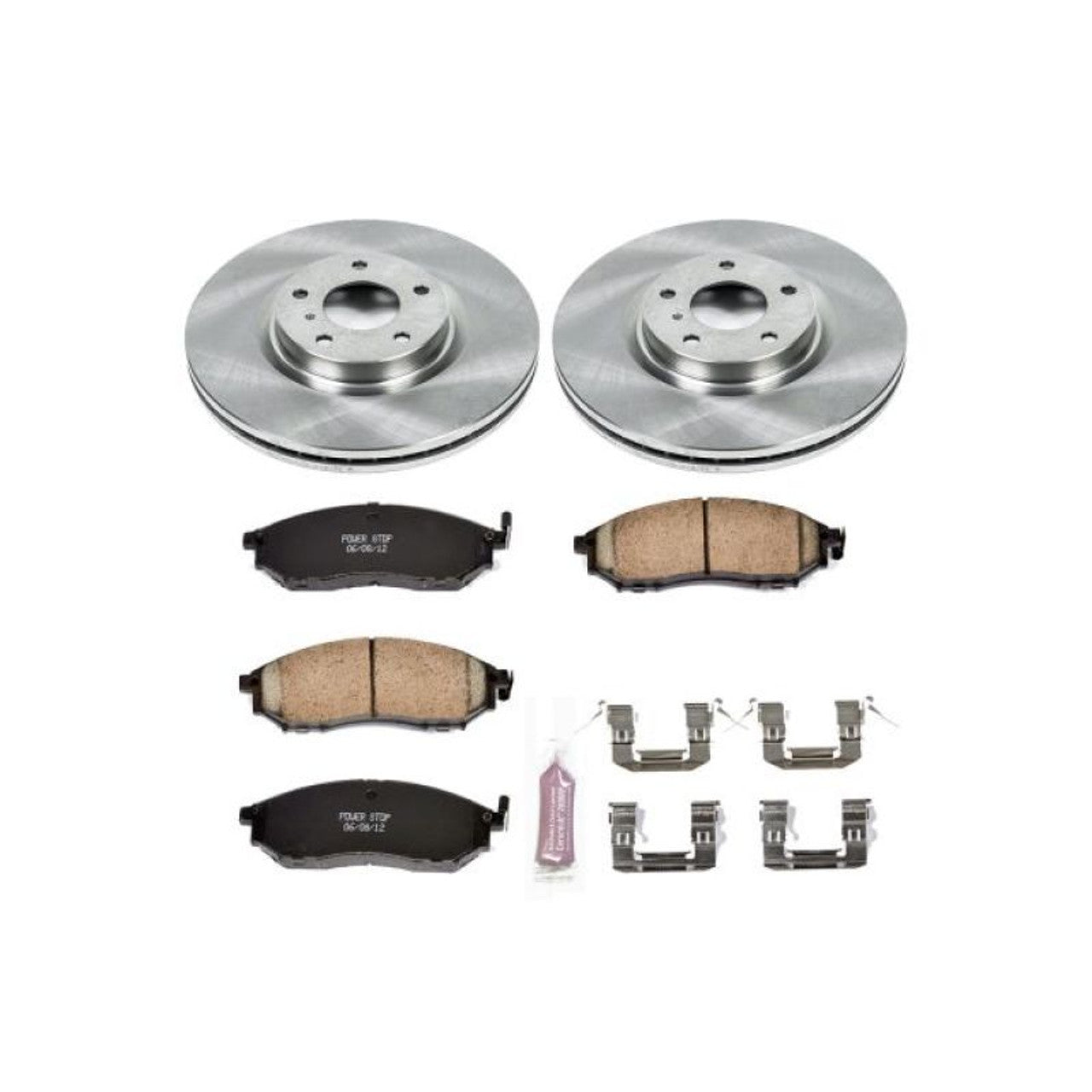 Power Stop 08-12 Infiniti EX35 Front & Rear Track Day Brake Kit
