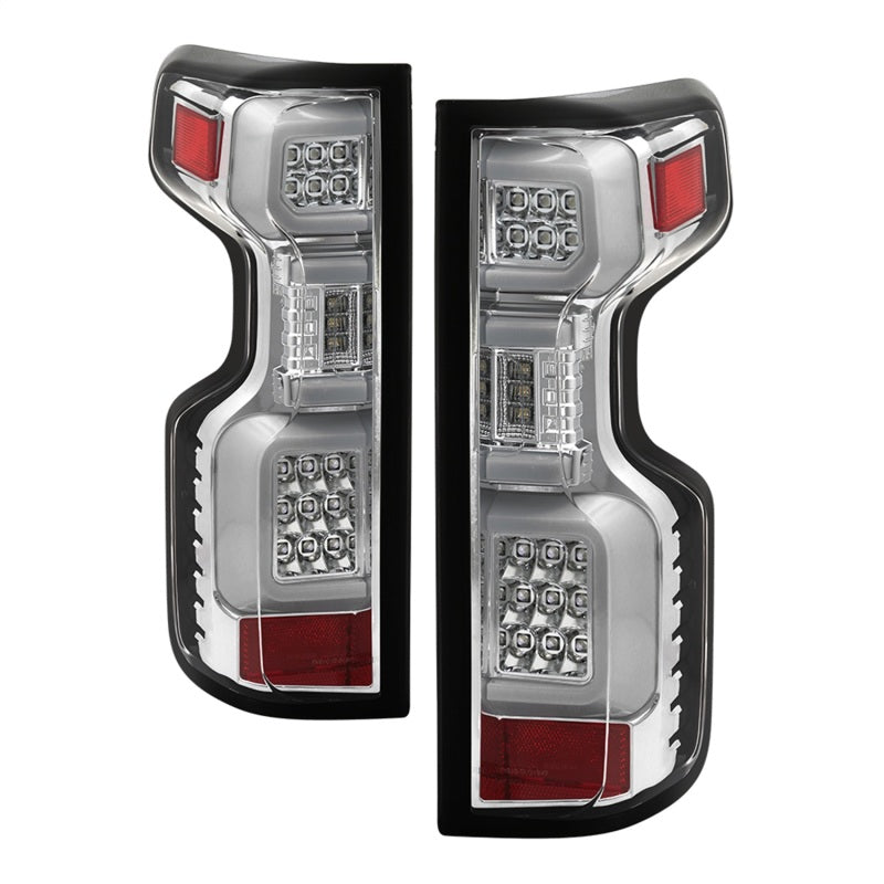 Spyder Chevy Silverado 19-20 (Do Not Fit Halogen Model) LED Tail Light - Chrome ALT-YD-CS19LED-C SPYDER