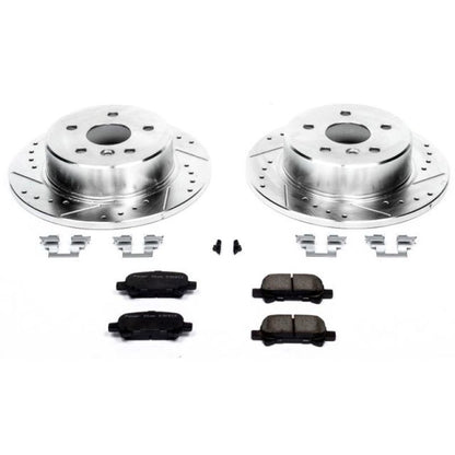 Power Stop 00-04 Toyota Avalon Rear Z23 Evolution Sport Brake Kit PowerStop