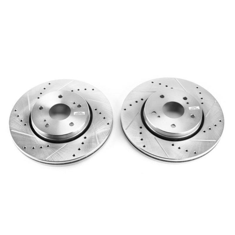Power Stop 10-13 Suzuki Kizashi Front Evolution Drilled & Slotted Rotors - Pair PowerStop