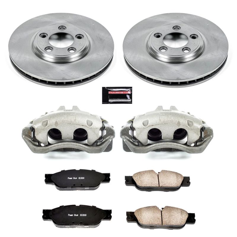 Power Stop 2005 Jaguar S-Type Front Autospecialty Brake Kit w/Calipers PowerStop