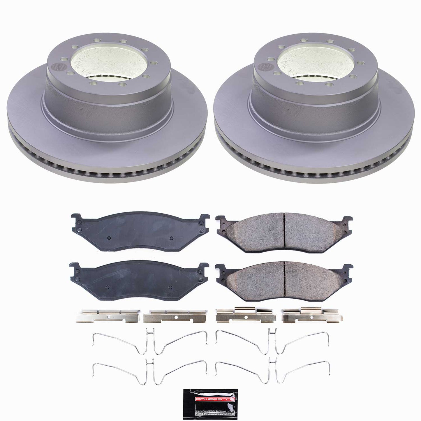 Power Stop 20-23 Ford F-59 Commercial Stripped Chassis Front Z17 Coated Brake Kit