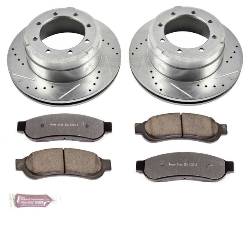 Power Stop 10-12 Ford F-350 Super Duty Rear Z36 Truck & Tow Brake Kit PowerStop
