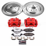 Power Stop 08-14 Cadillac CTS Rear Z26 Street Warrior Brake Kit w/Calipers