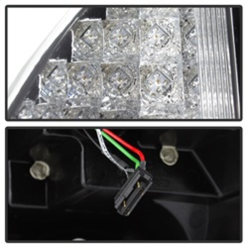 Spyder Dodge Magnum 05-08 LED Tail Lights Black ALT-YD-DMAG05-LED-BK SPYDER