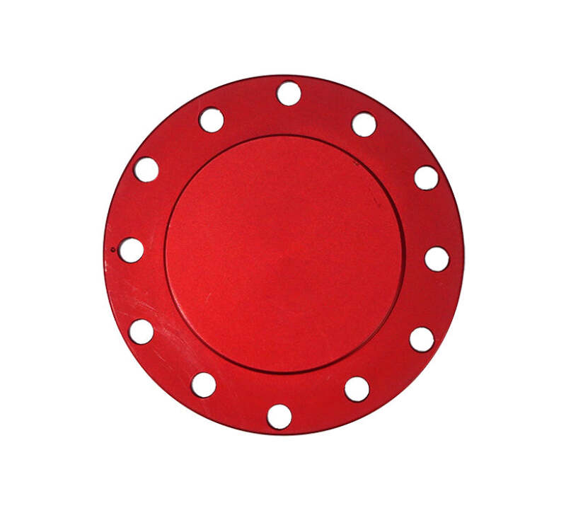 NRG Horn Delete Plate Flush 70x6in / 74x6 PCD pattern - Red - STR-150RD