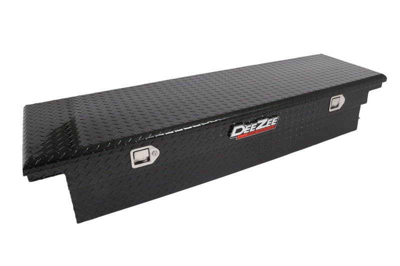 Deezee Universal Tool Box - Red Crossover - Single Lid Black BT (Low)